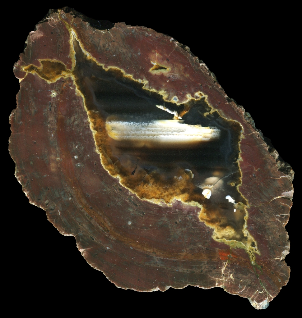 Unusually Complete Rhodope Mountains Thunderegg with Dark Agate