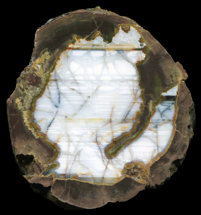 Rhodope Mountains - Rabovo Thunderegg with Solid Opal