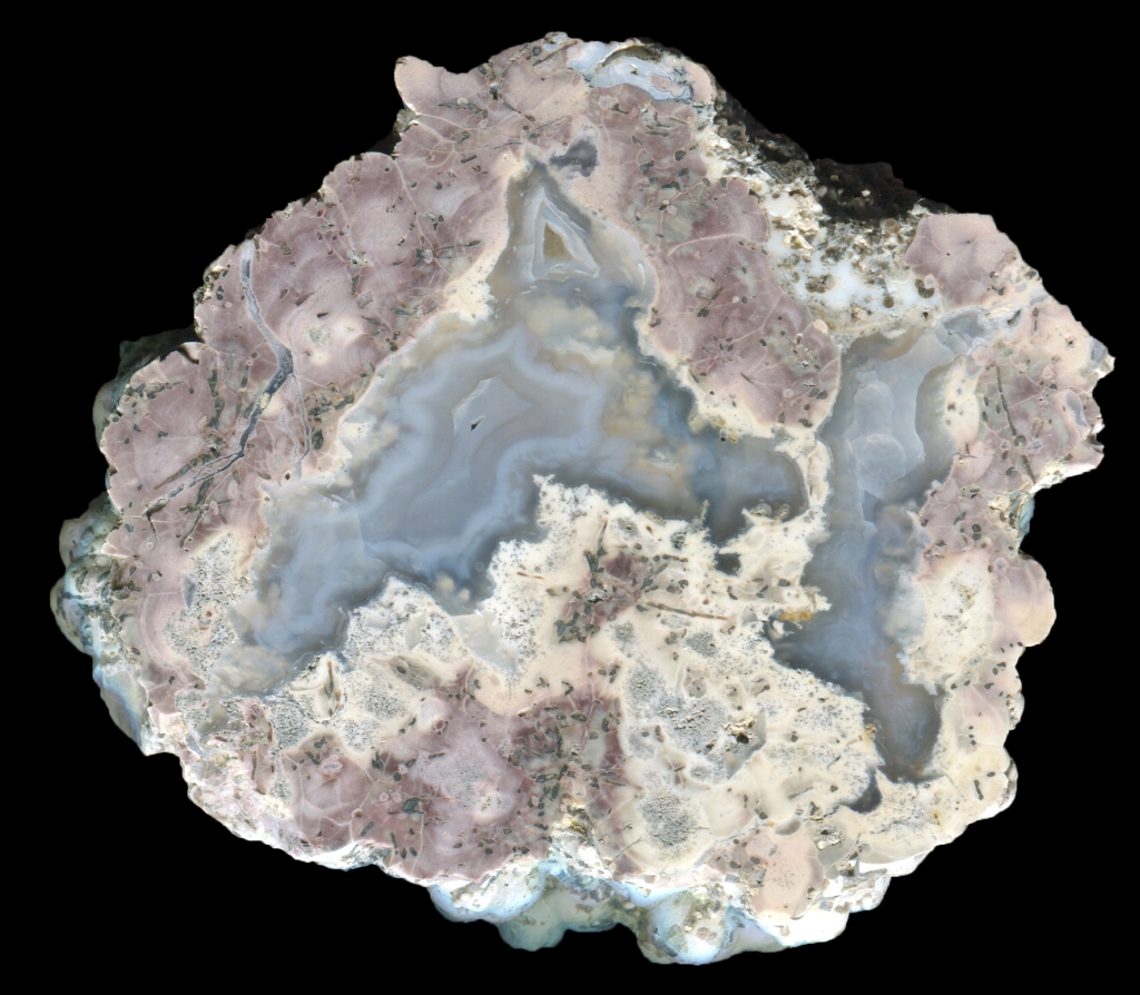 Pale Byšta Thunderegg with Delicate Agate