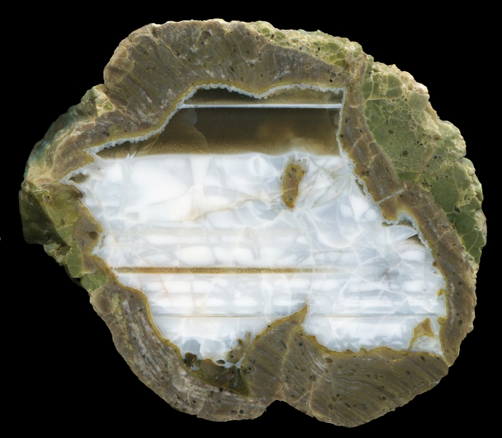 Small Stephenson Mountain Thunderegg with Opal