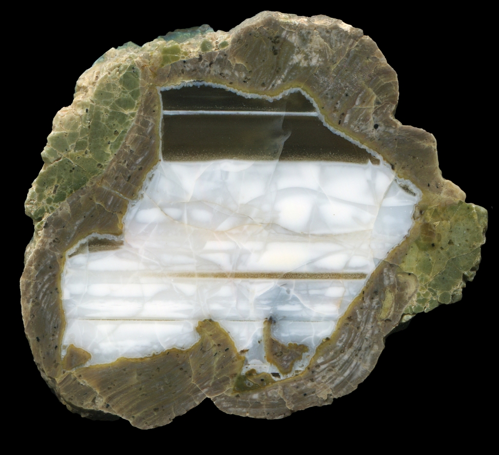 Small Stephenson Mountain Thunderegg with Opal