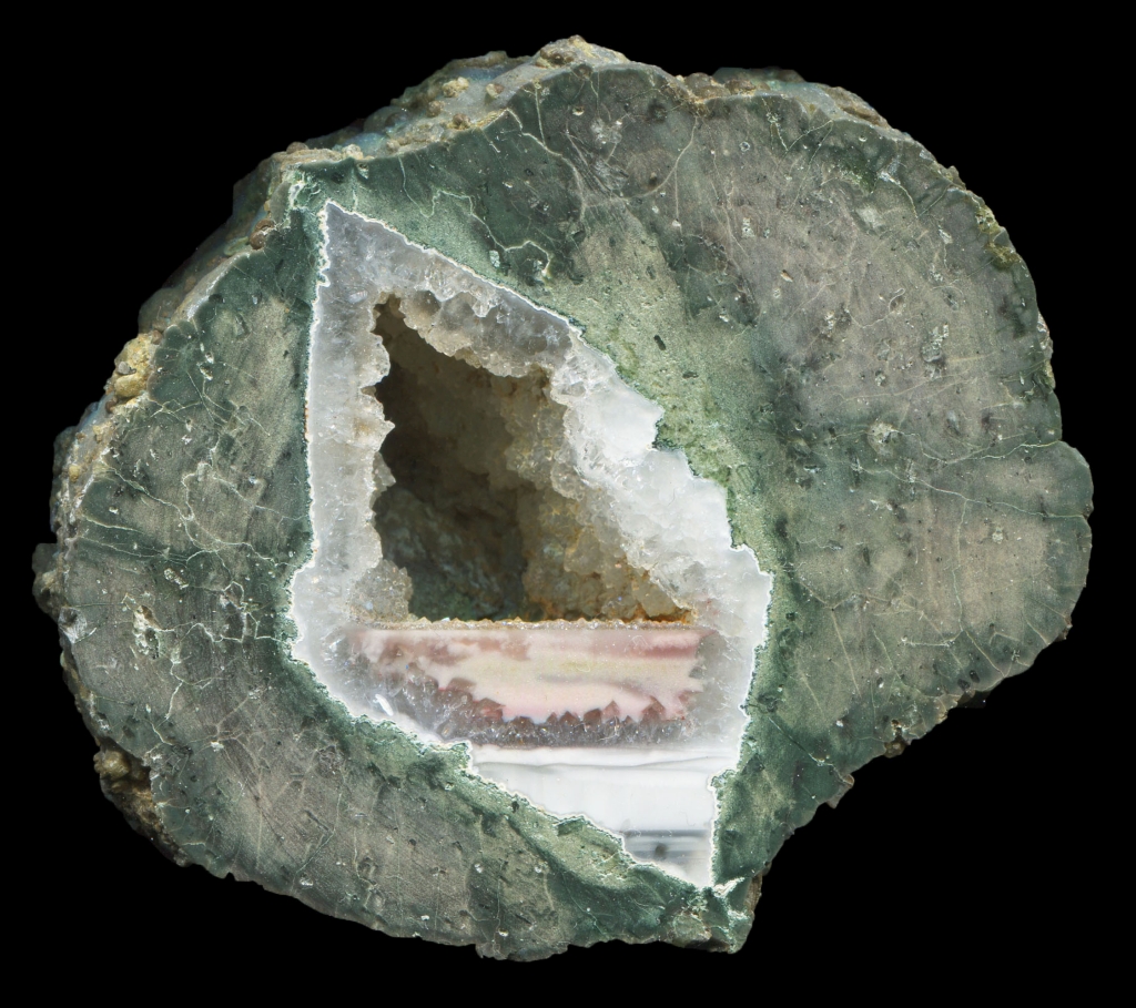 Killer Green Thunderegg with Dusky Purple