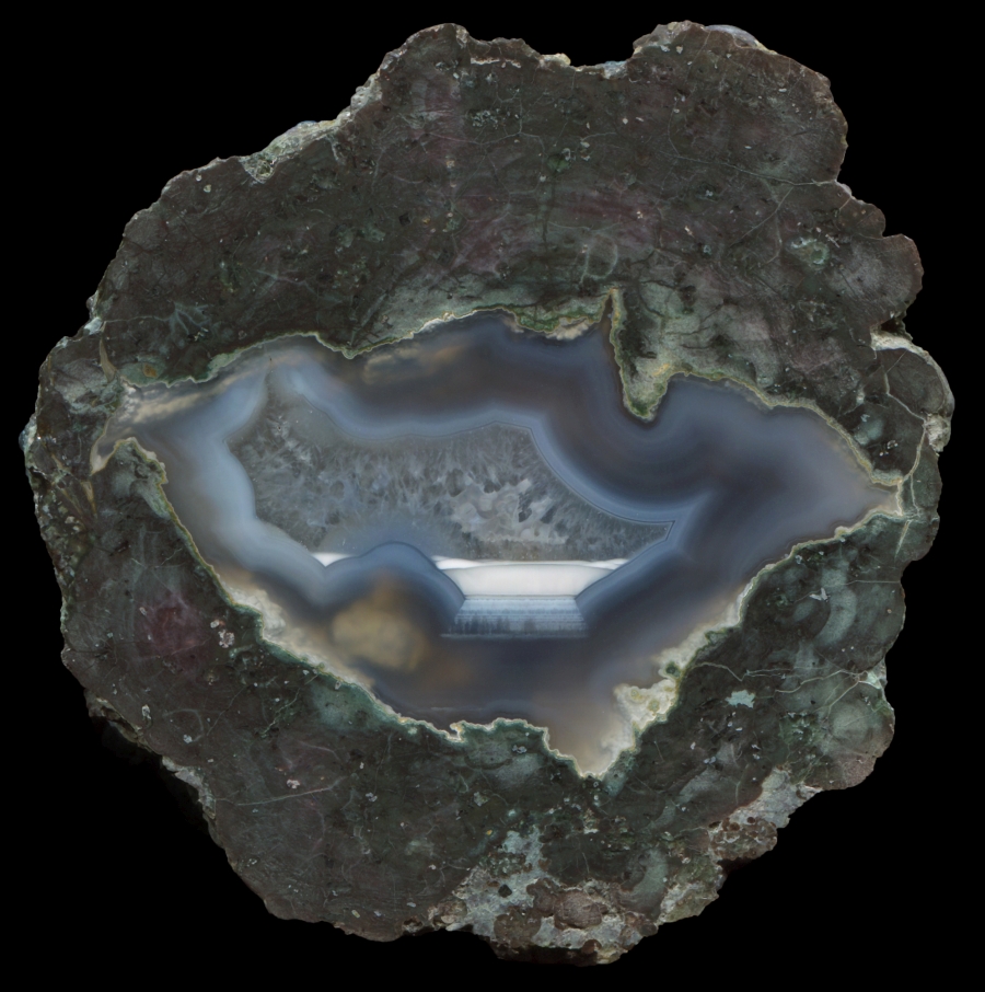 Unusual Dark Killer Green Thunderegg