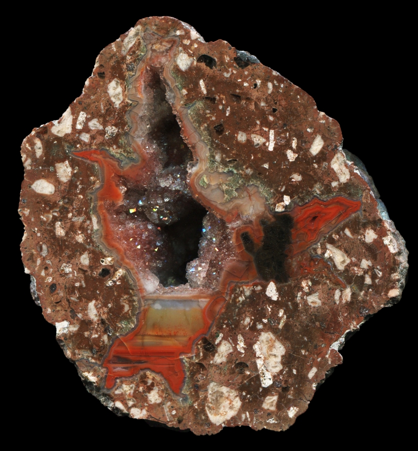 Beautiful Mönchstal Thunderegg with Large Cave and Waterlines