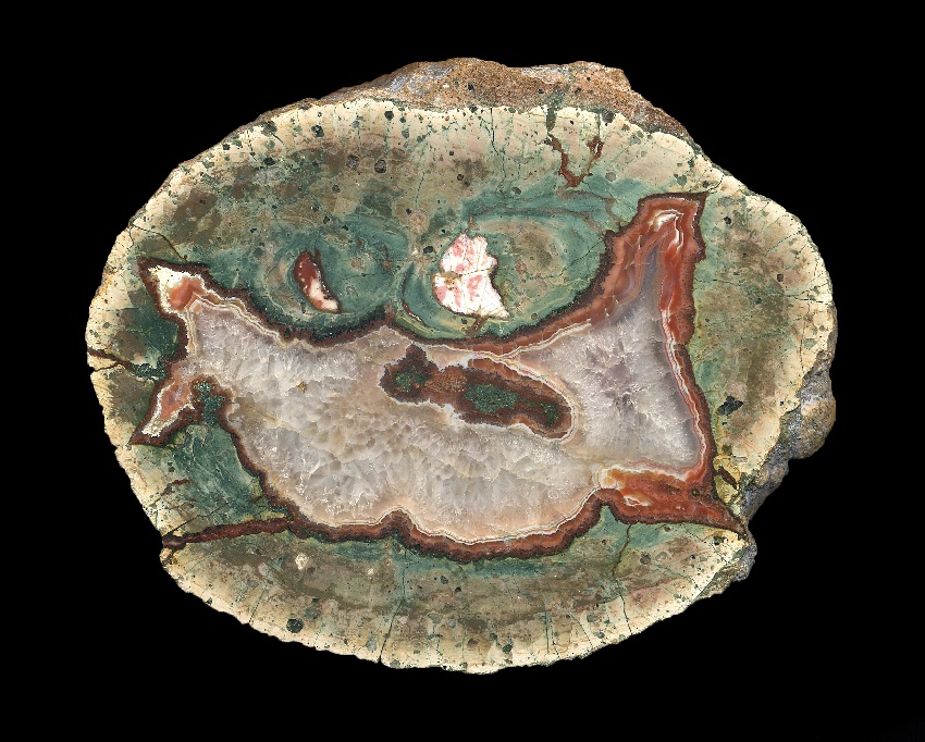 Nesselhof Thunderegg with Cracked Jelly-Like Agate