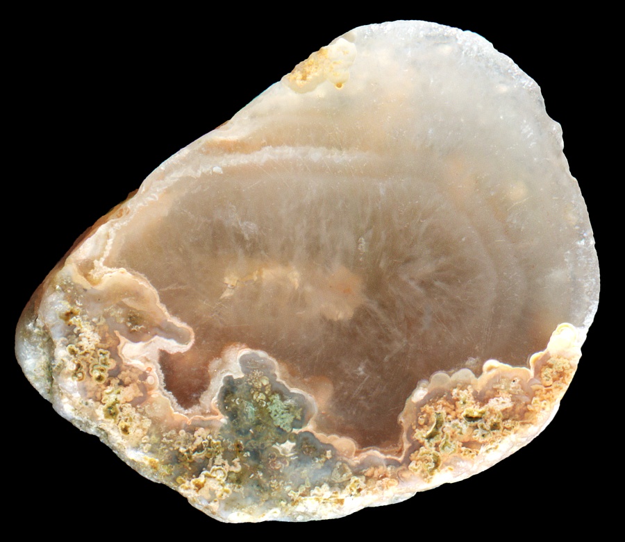 Ferryden Agate with Clear Quartz