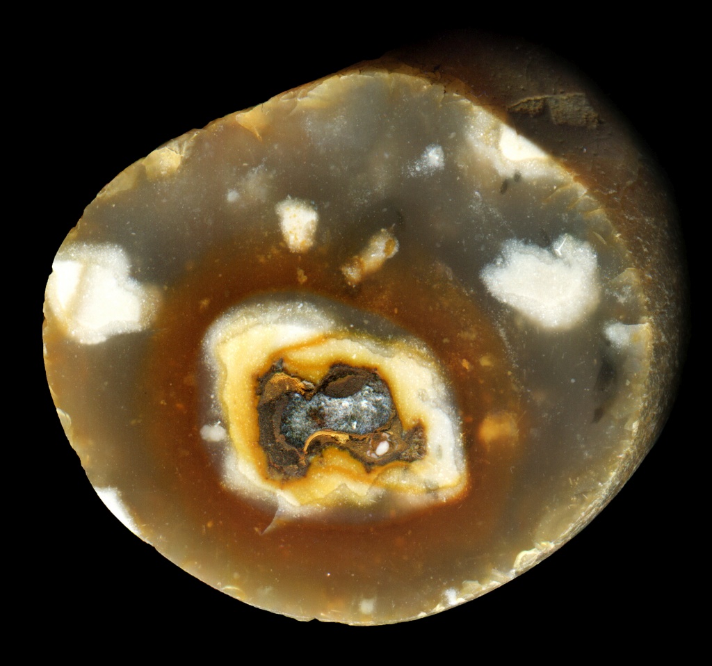 Beautiful Lesnes Abbey Flint Nodule with a Small 'Core'