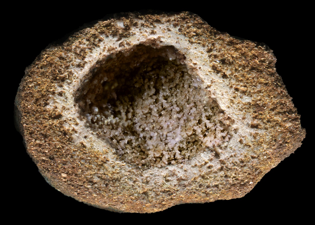 Sandstone Nodule with Quartz from Remiremont, France