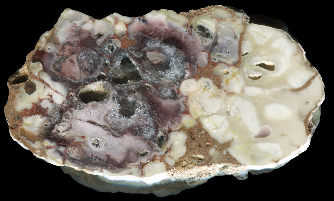 Yenisofça / Eskişehir Opal Nodule with Purple, Turkey