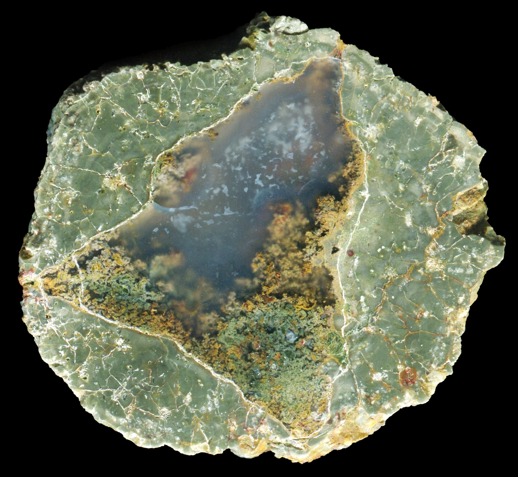 Steve's Bed Thunderegg with some Nice Moss