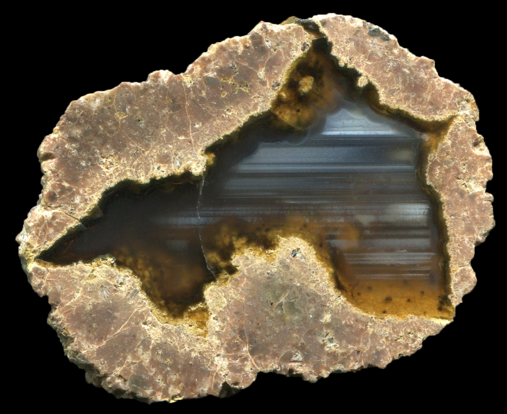 "Ochoco Red Bed" Thunderegg With Waterlines